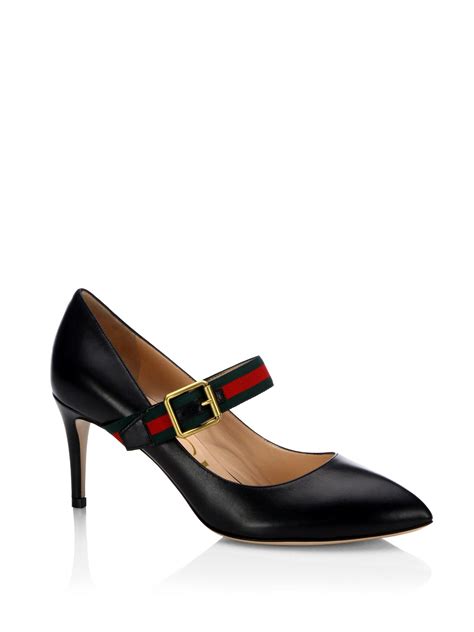 gucci sylvie pump van leer|gucci sylvie mary jane pumps.